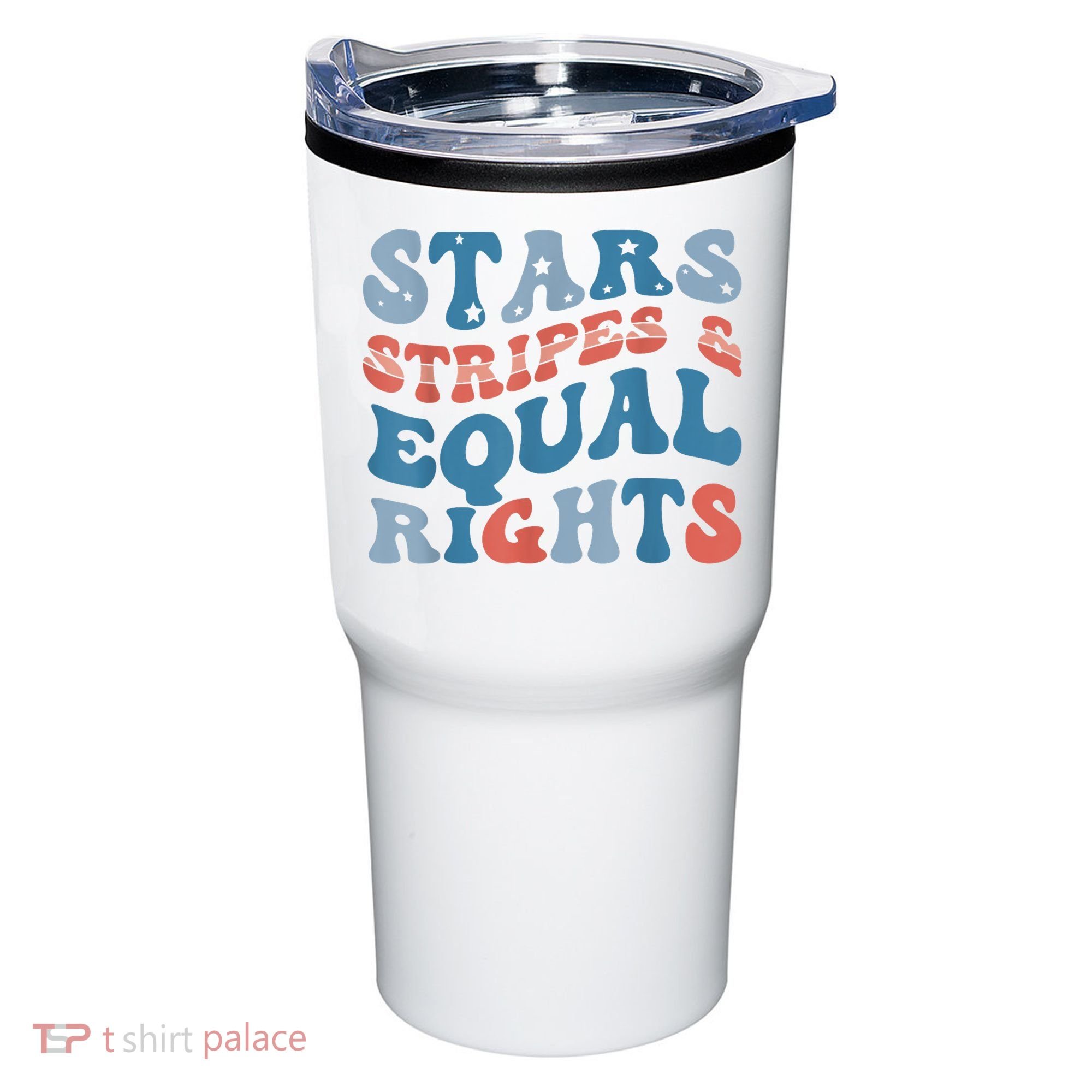 Stars Stripes And Equal Rights 4th Of July Womens Rights Tumbler