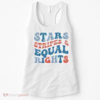 Stars Stripes And Equal Rights 4th Of July Womens Rights Women's Tank Top thumb 0