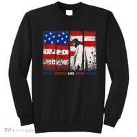 Stars Stripes And Jesus Christ Patriotic Sweatshirt thumb 0