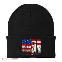 Stars Stripes And Jesus Christ Patriotic Beanie thumb 0