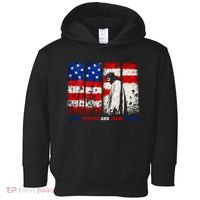 Stars Stripes And Jesus Christ Patriotic Toddler Hoodie thumb 0