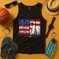 Stars Stripes And Jesus Christ Patriotic Tank Top thumb 4