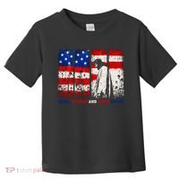 Stars Stripes And Jesus Christ Patriotic Toddler T-Shirt thumb 0