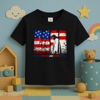 Stars Stripes And Jesus Christ Patriotic Toddler T-Shirt thumb 3
