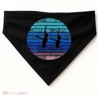 Synchron Swim Artistic Synchronized Swimming Swimmers USA-Made Doggie Bandana thumb 0