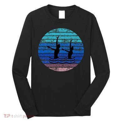 Synchron Swim Artistic Synchronized Swimming Swimmers Long Sleeve Shirt