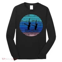 Synchron Swim Artistic Synchronized Swimming Swimmers Long Sleeve Shirt thumb 0