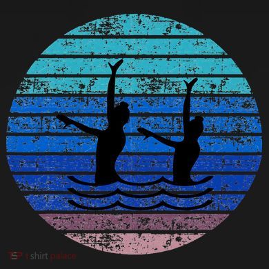 Synchron Swim Artistic Synchronized Swimming Swimmers T-Shirt