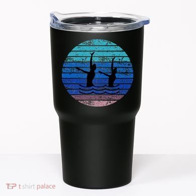Synchron Swim Artistic Synchronized Swimming Swimmers Tumbler