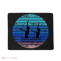 Synchron Swim Artistic Synchronized Swimming Swimmers Mousepad thumb 0