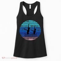 Synchron Swim Artistic Synchronized Swimming Swimmers Women's Tank Top thumb 0
