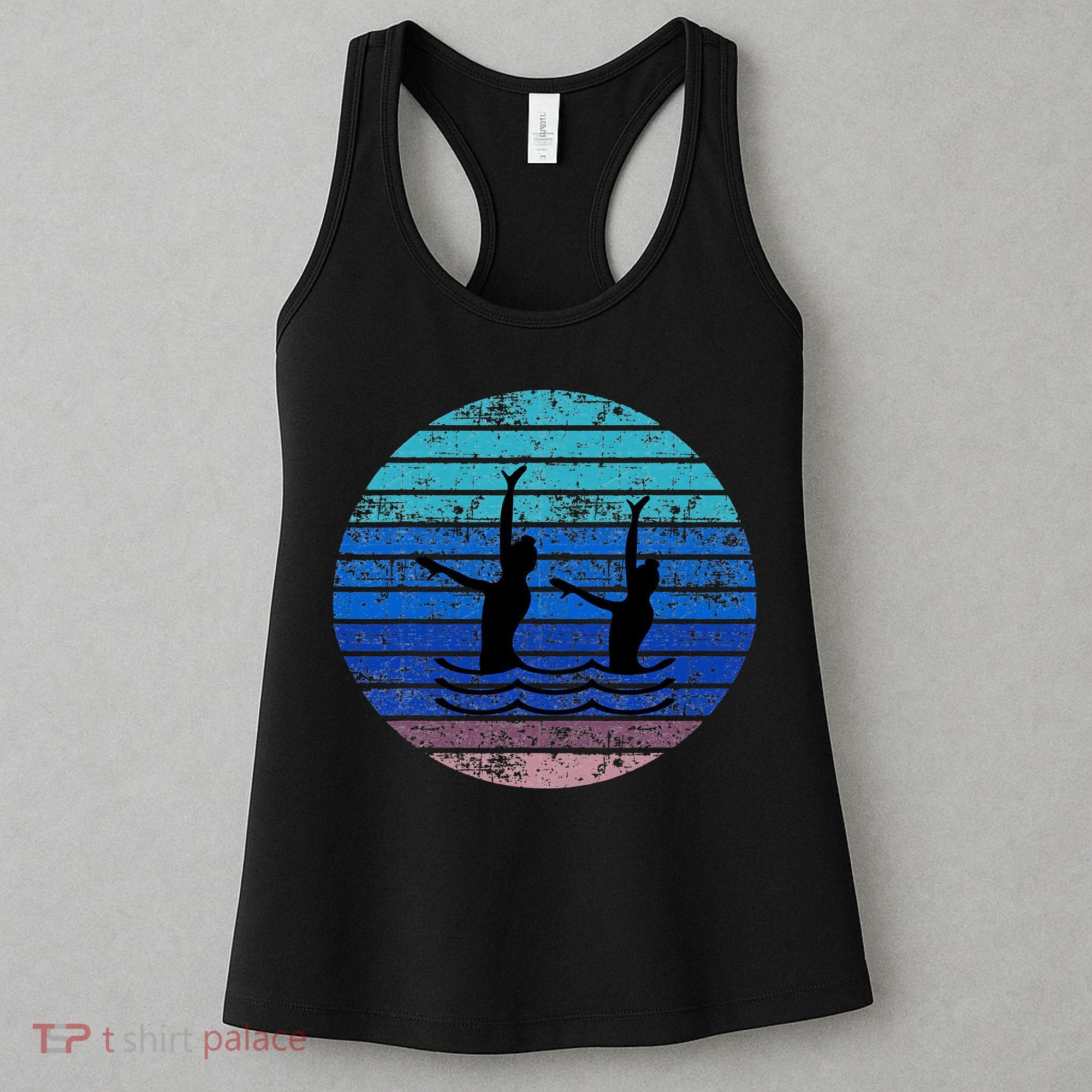 Synchron Swim Artistic Synchronized Swimming Swimmers Women's Tank Top