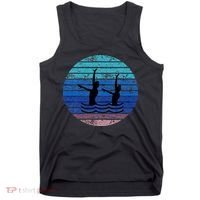 Synchron Swim Artistic Synchronized Swimming Swimmers Tank Top thumb 0