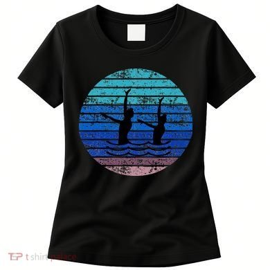 Synchron Swim Artistic Synchronized Swimming Swimmers Women's T-Shirt