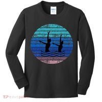 Synchron Swim Artistic Synchronized Swimming Swimmers Kids Long Sleeve Shirt thumb 0