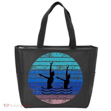 Synchron Swim Artistic Synchronized Swimming Swimmers Tote Bag