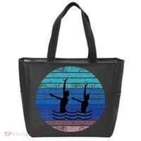 Synchron Swim Artistic Synchronized Swimming Swimmers Tote Bag thumb 0