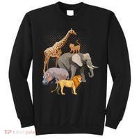 Safari Squad African Safari Animals Funny Zoo Animal Lovers Sweatshirt thumb 0