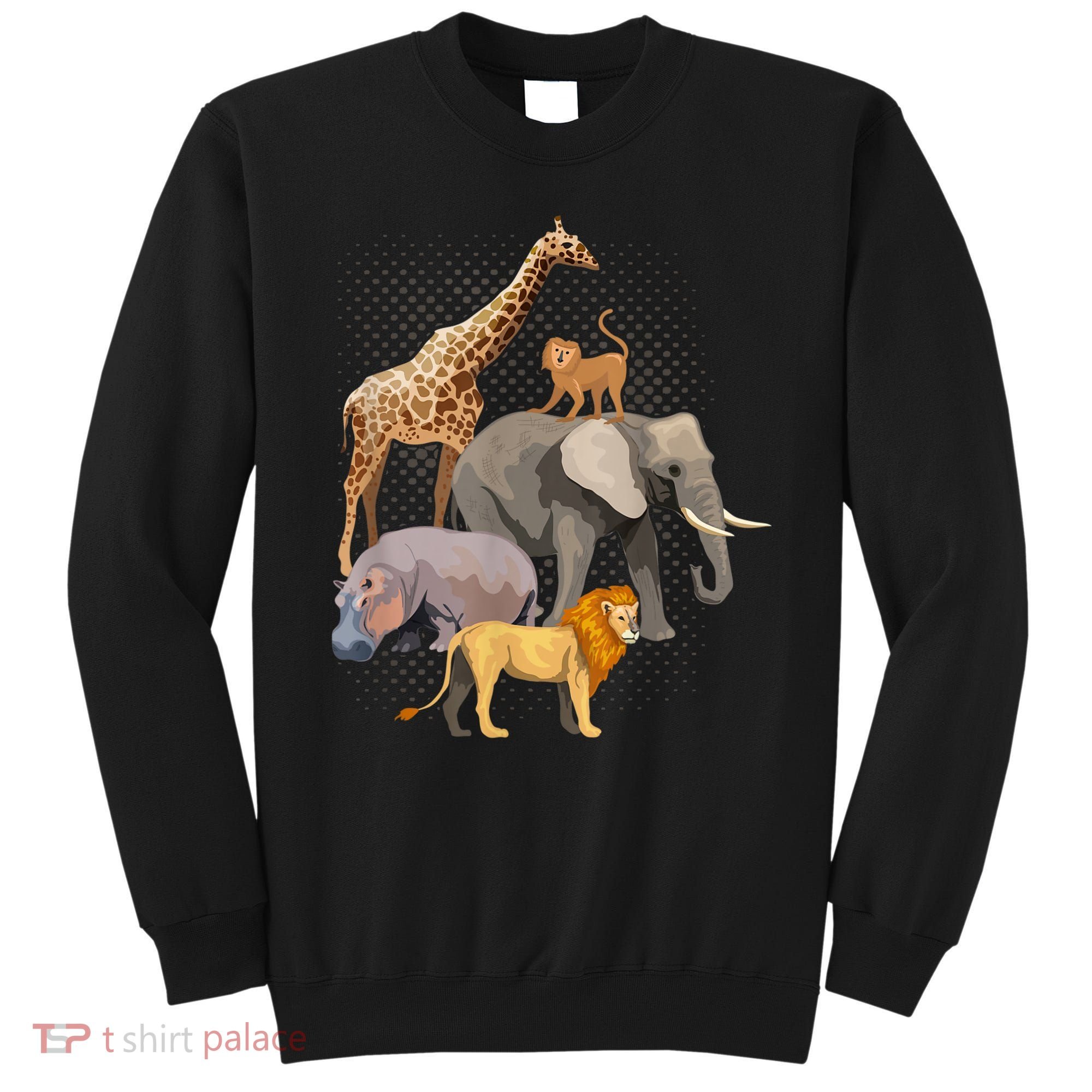 Safari Squad African Safari Animals Funny Zoo Animal Lovers Sweatshirt