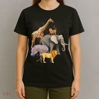 Safari Squad African Safari Animals Funny Zoo Animal Lovers T-Shirt thumb 4