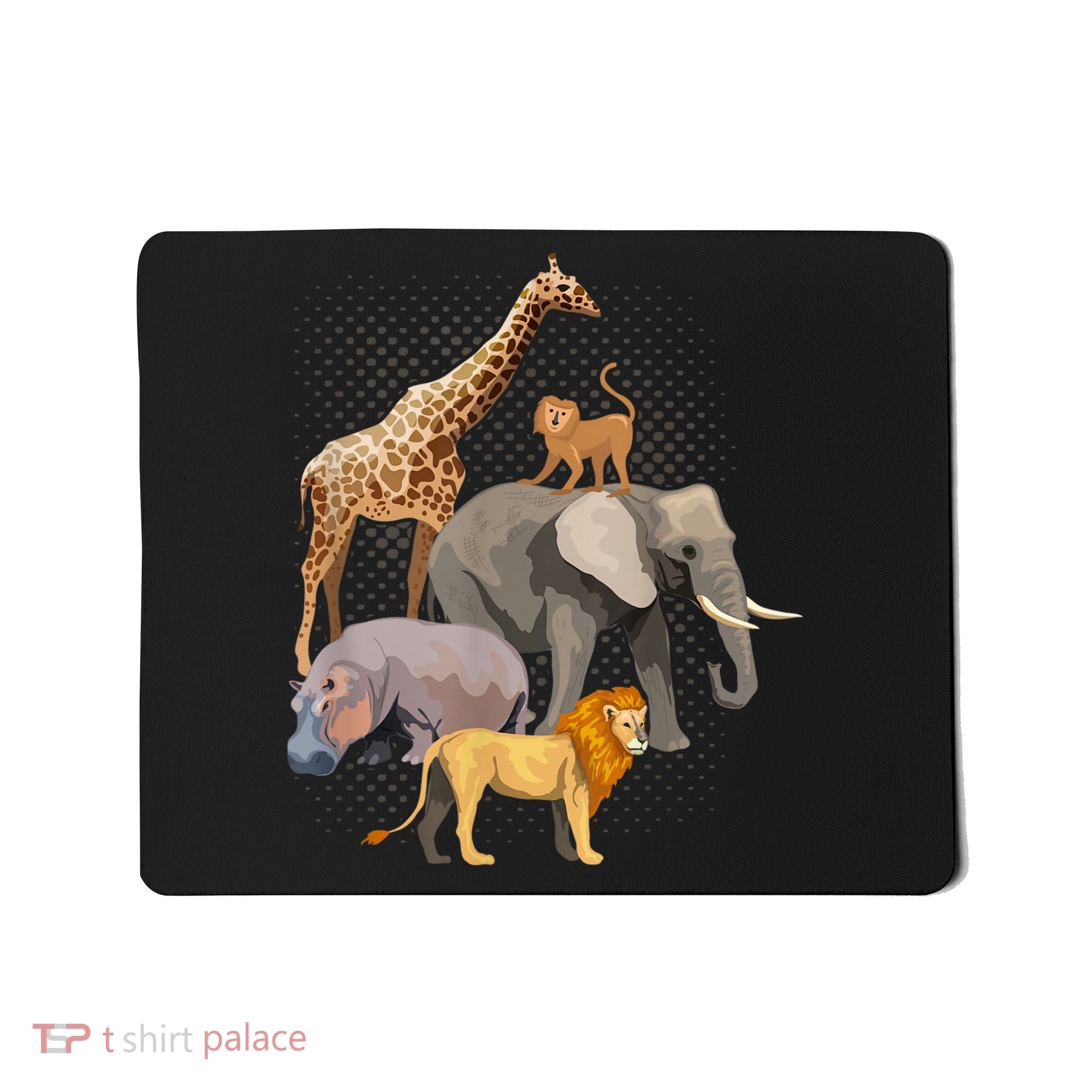 Safari Squad African Safari Animals Funny Zoo Animal Lovers Mousepad