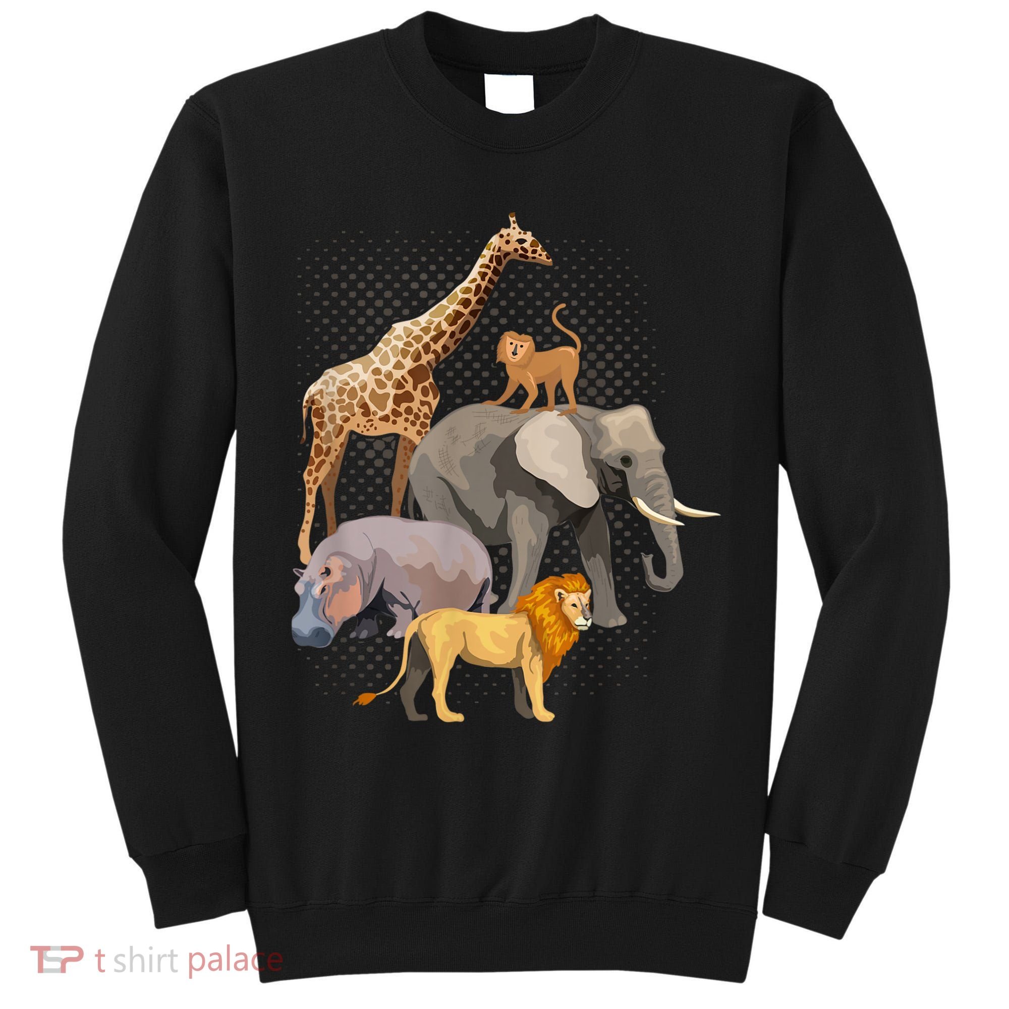 Safari Squad African Safari Animals Funny Zoo Animal Lovers Tall Sweatshirt