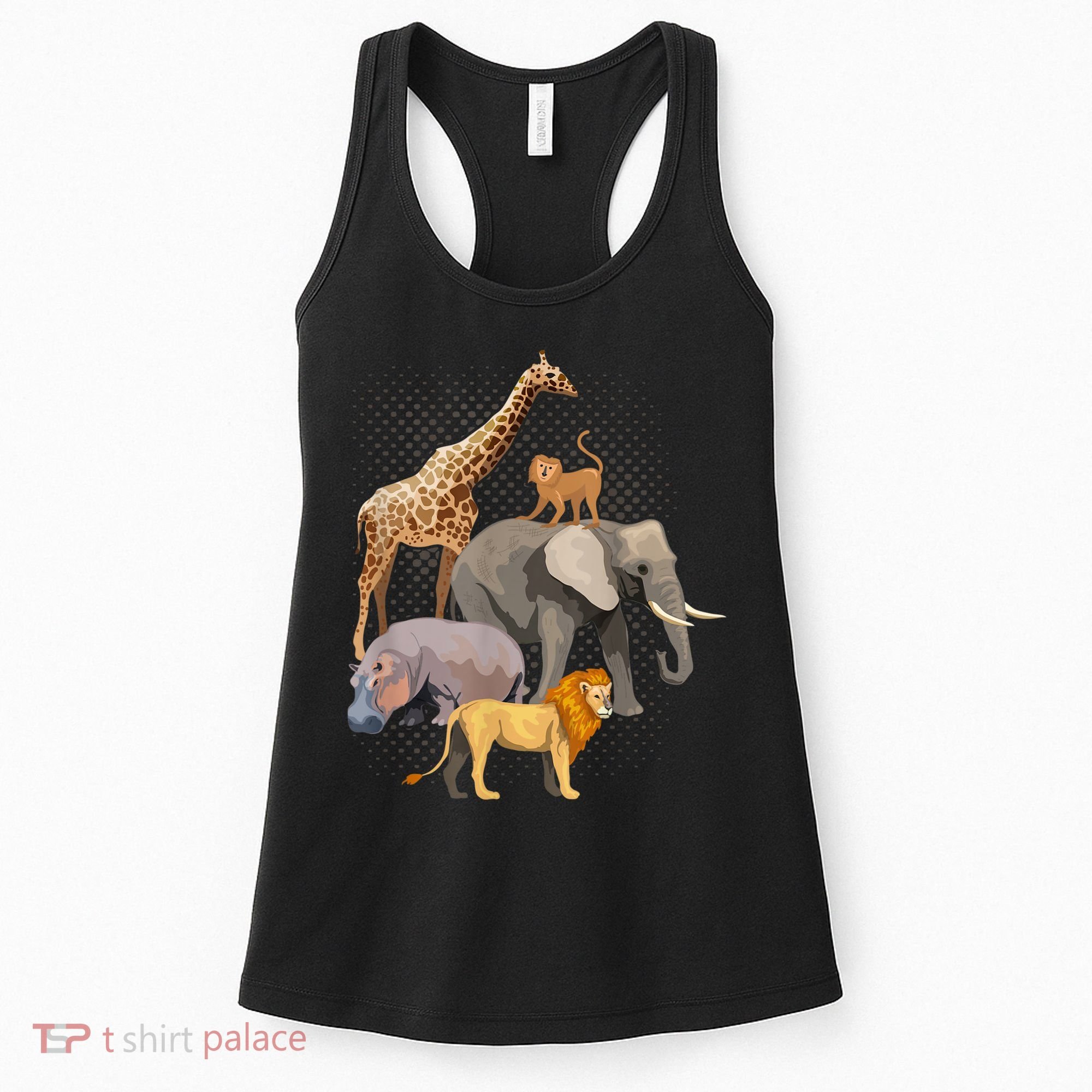 Safari Squad African Safari Animals Funny Zoo Animal Lovers Women's Tank Top