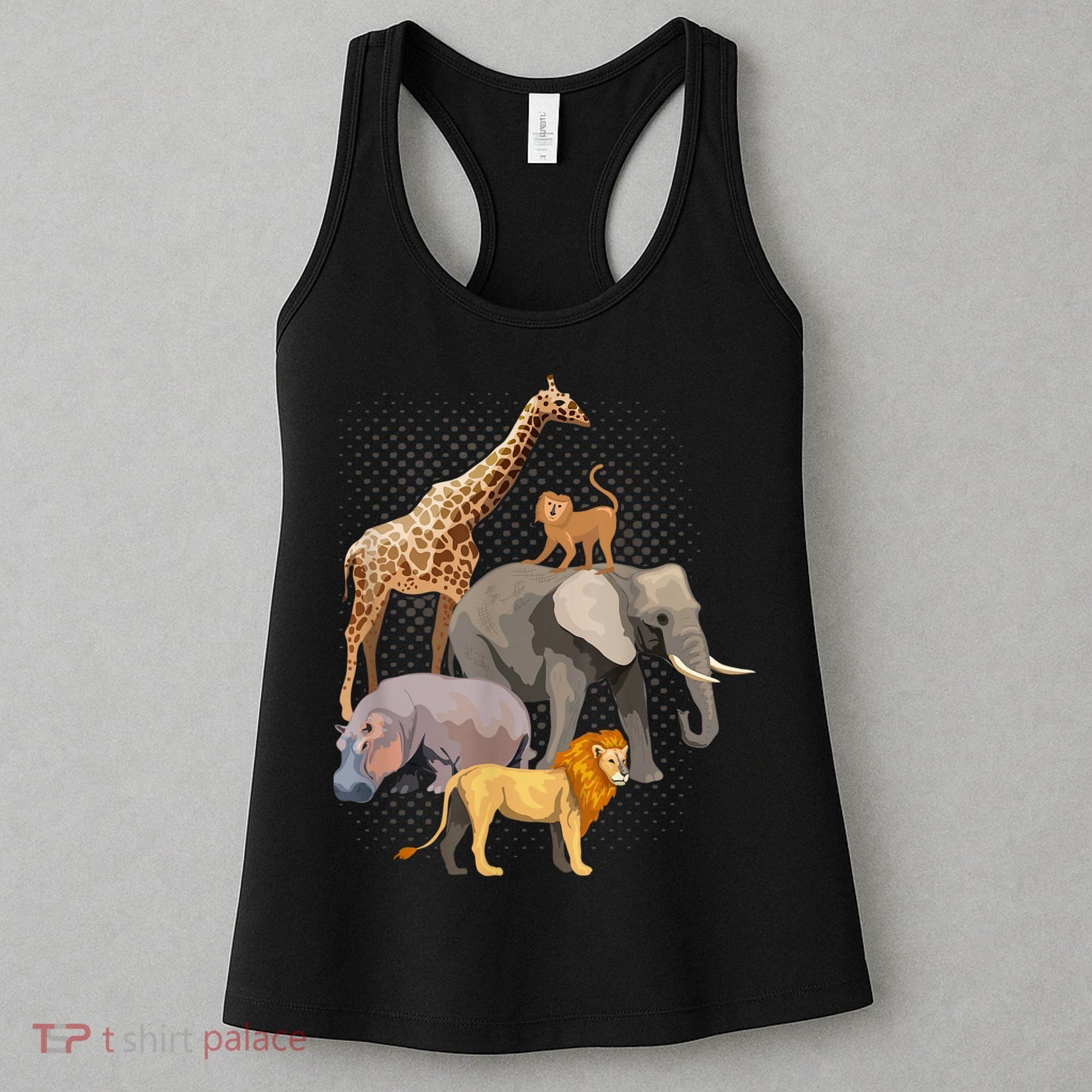 Safari Squad African Safari Animals Funny Zoo Animal Lovers Women's Tank Top