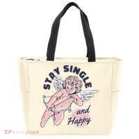 Stay Single And Happy Anti Valentines Day Cupid Tote Bag thumb 0