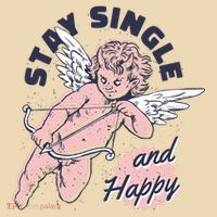 Stay Single And Happy Anti Valentines Day Cupid Tote Bag thumb 4