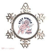 Stay Single And Happy Anti Valentines Day Cupid Ornament thumb 0