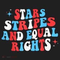 Stars Stripes And Equal Rights 4th Of July Wo's Rights Women's Sweatshirt thumb 2