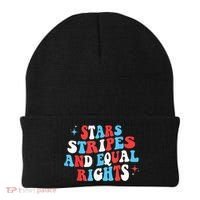 Stars Stripes And Equal Rights 4th Of July Wo's Rights Beanie thumb 0