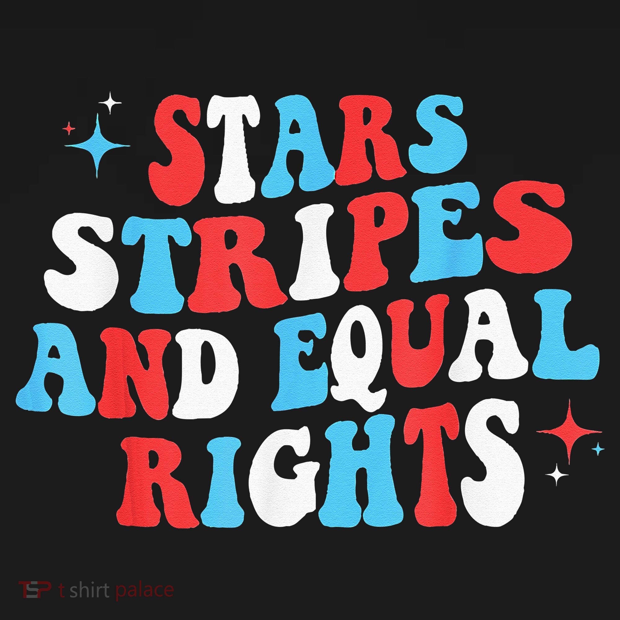 Stars Stripes And Equal Rights 4th Of July Wo's Rights Women's Hoodie