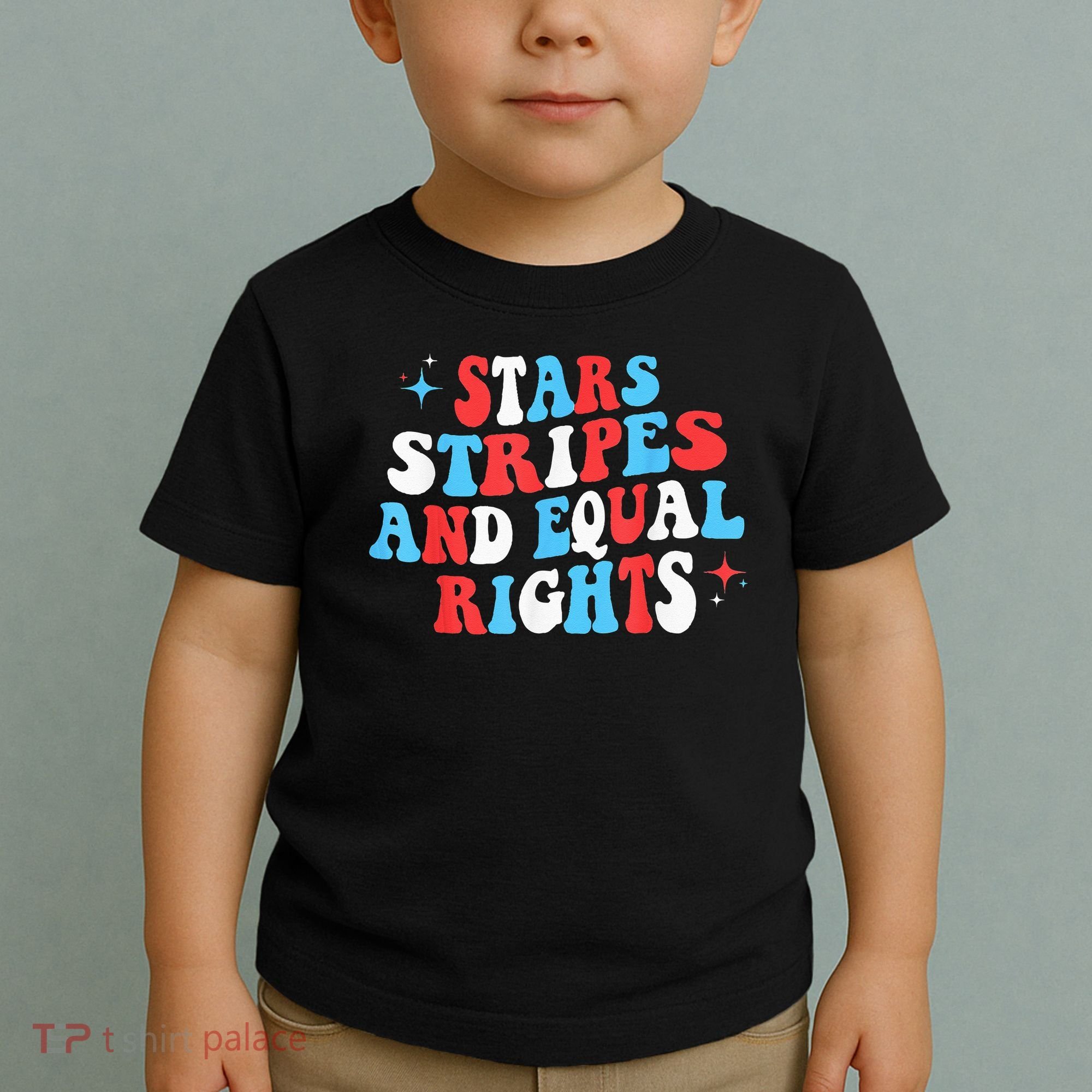 Stars Stripes And Equal Rights 4th Of July Wo's Rights Toddler T-Shirt
