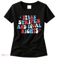 Stars Stripes And Equal Rights 4th Of July Wo's Rights Women's T-Shirt thumb 0