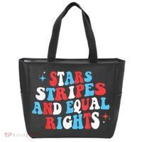 Stars Stripes And Equal Rights 4th Of July Wo's Rights Tote Bag thumb 0