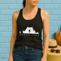 Skateboarding Skateboard Apparel Skateboarder Skateboard Women's Tank Top thumb 2