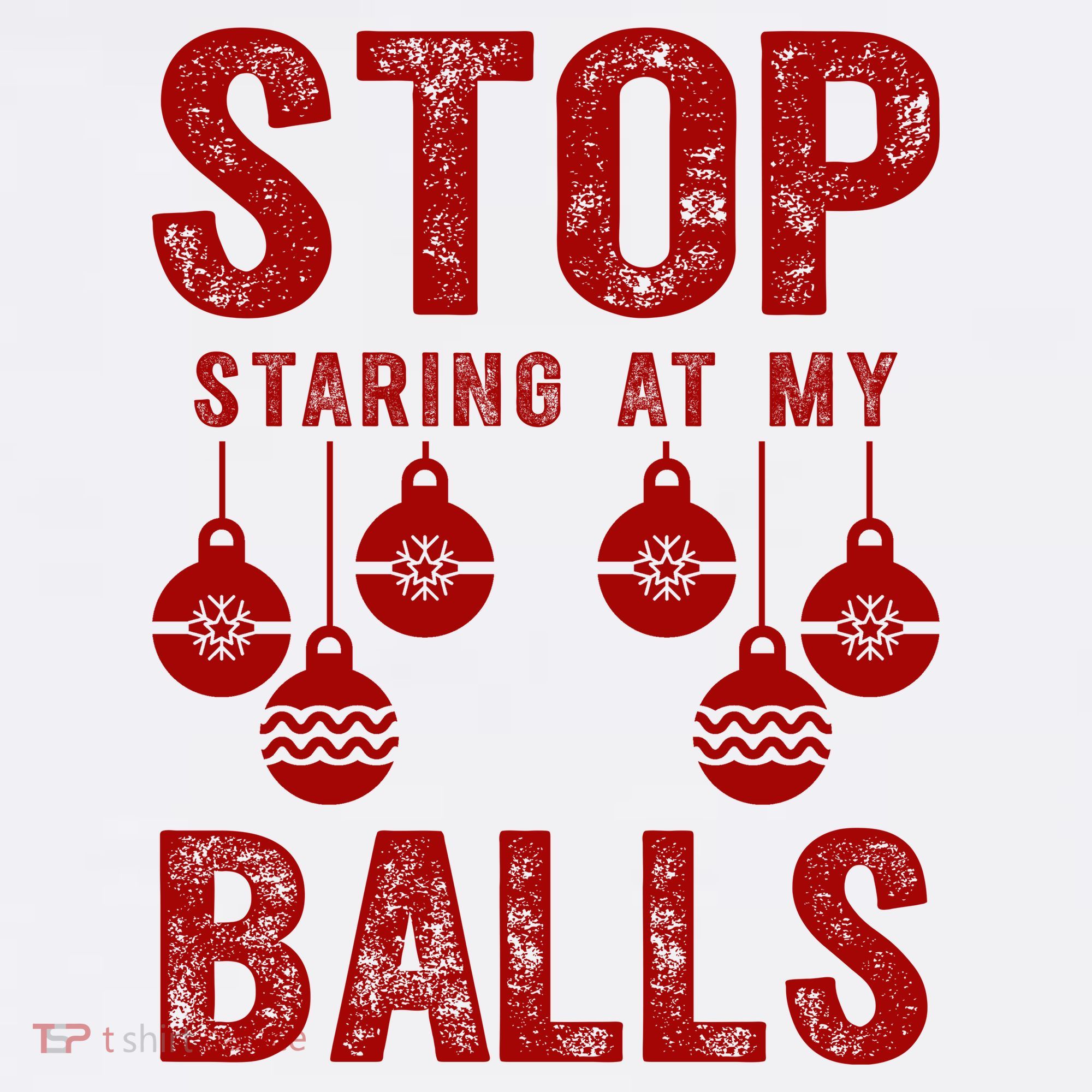 Stop Staring At My Balls Funny Xmas Christmas Ornaments Women's Hoodie