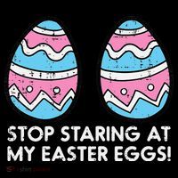 Stop Staring At My Easter Eggs Humor Joke Doggie Tank thumb 4