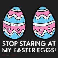 Stop Staring At My Easter Eggs Humor Joke Tumbler thumb 3