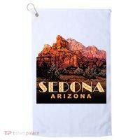 Sedona Sedona Arizona Golf Towel thumb 0