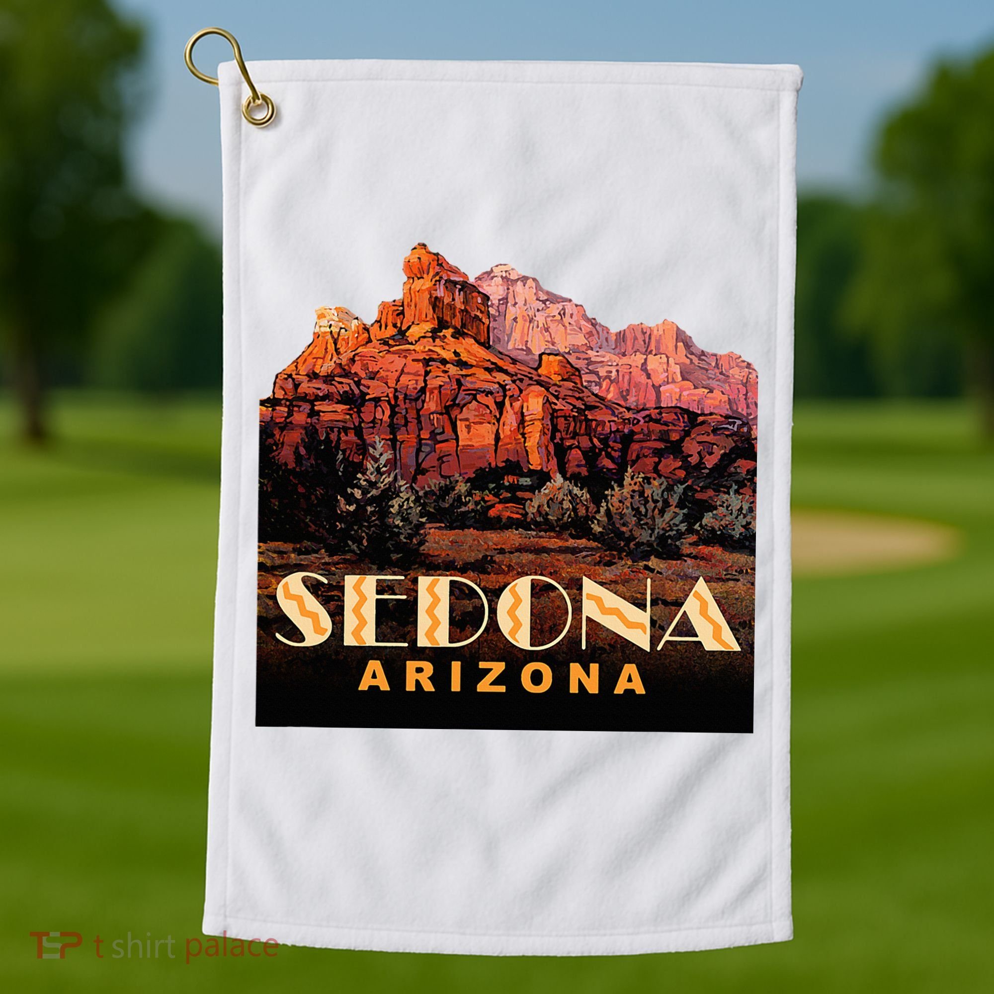Sedona Sedona Arizona Golf Towel