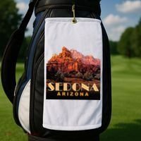 Sedona Sedona Arizona Golf Towel thumb 2