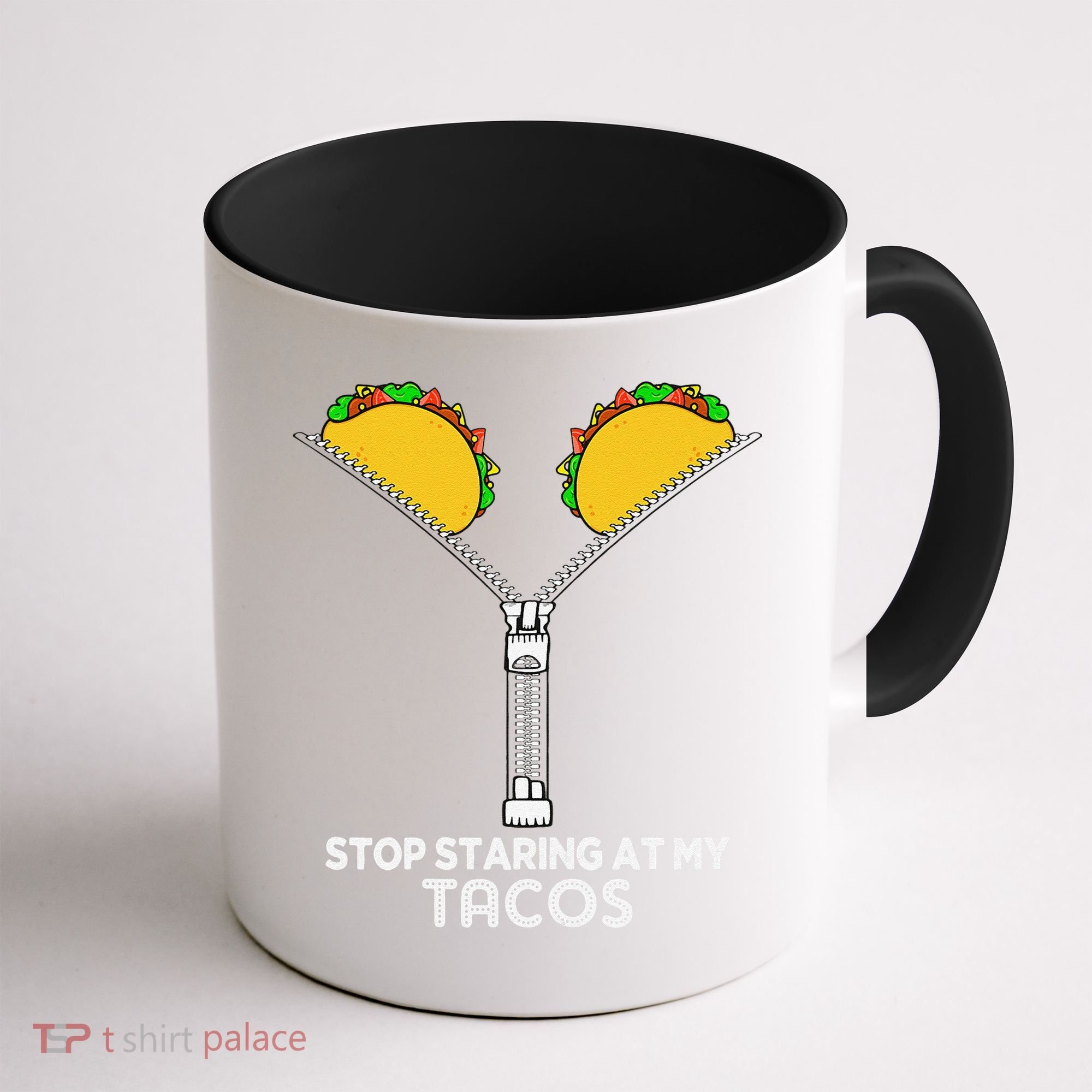 Stop Staring At My Tacos Mexican Cinco De Mayo Coffee Mug
