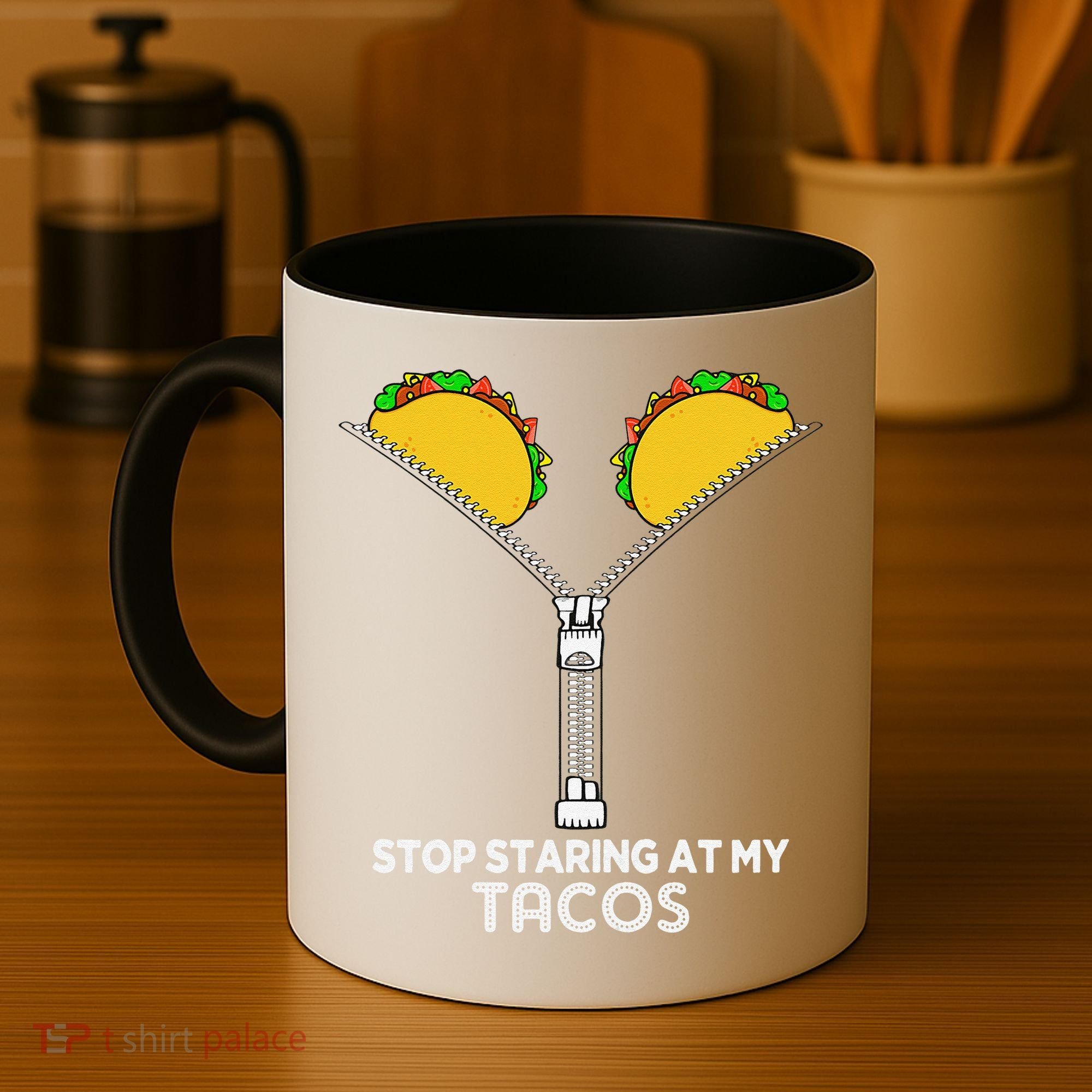 Stop Staring At My Tacos Mexican Cinco De Mayo Coffee Mug