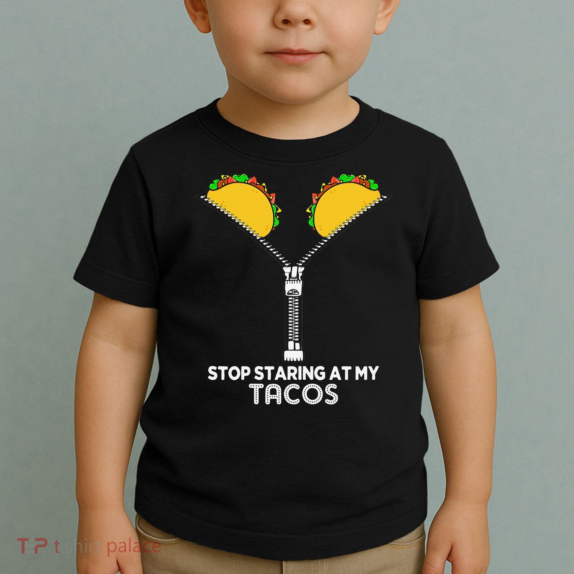 Stop Staring At My Tacos Mexican Cinco De Mayo Toddler T-Shirt