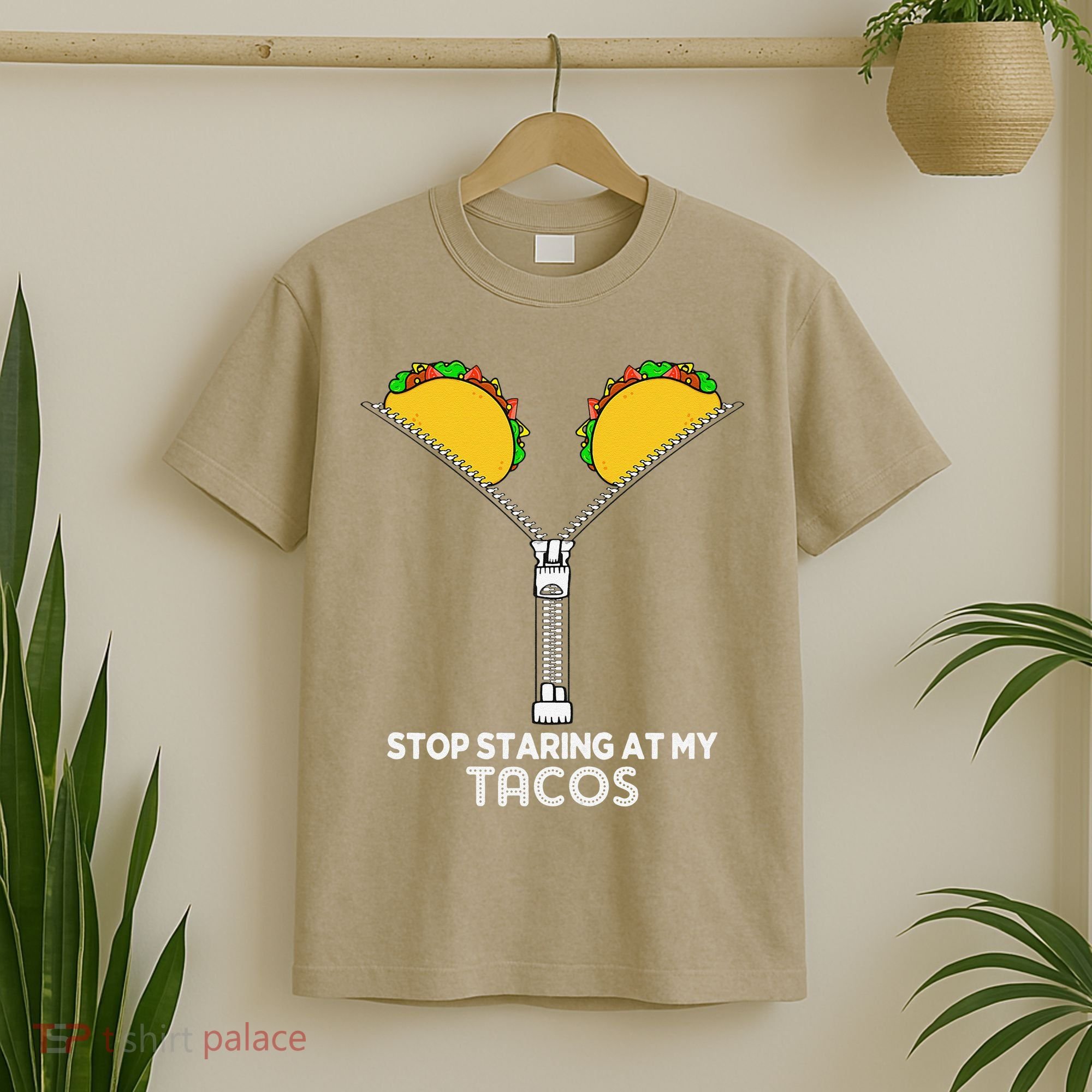 Stop Staring At My Tacos Mexican Cinco De Mayo T-Shirt