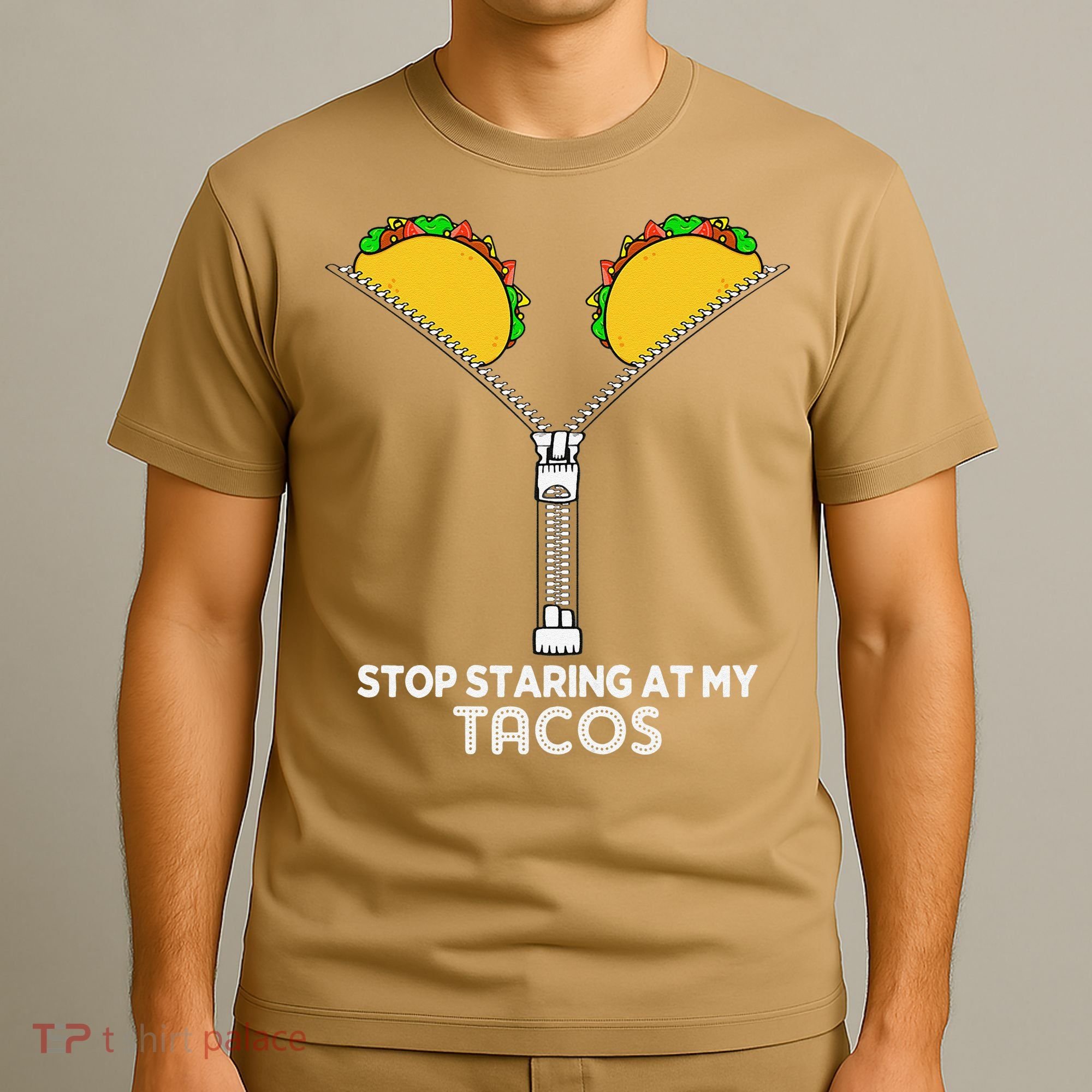Stop Staring At My Tacos Mexican Cinco De Mayo T-Shirt
