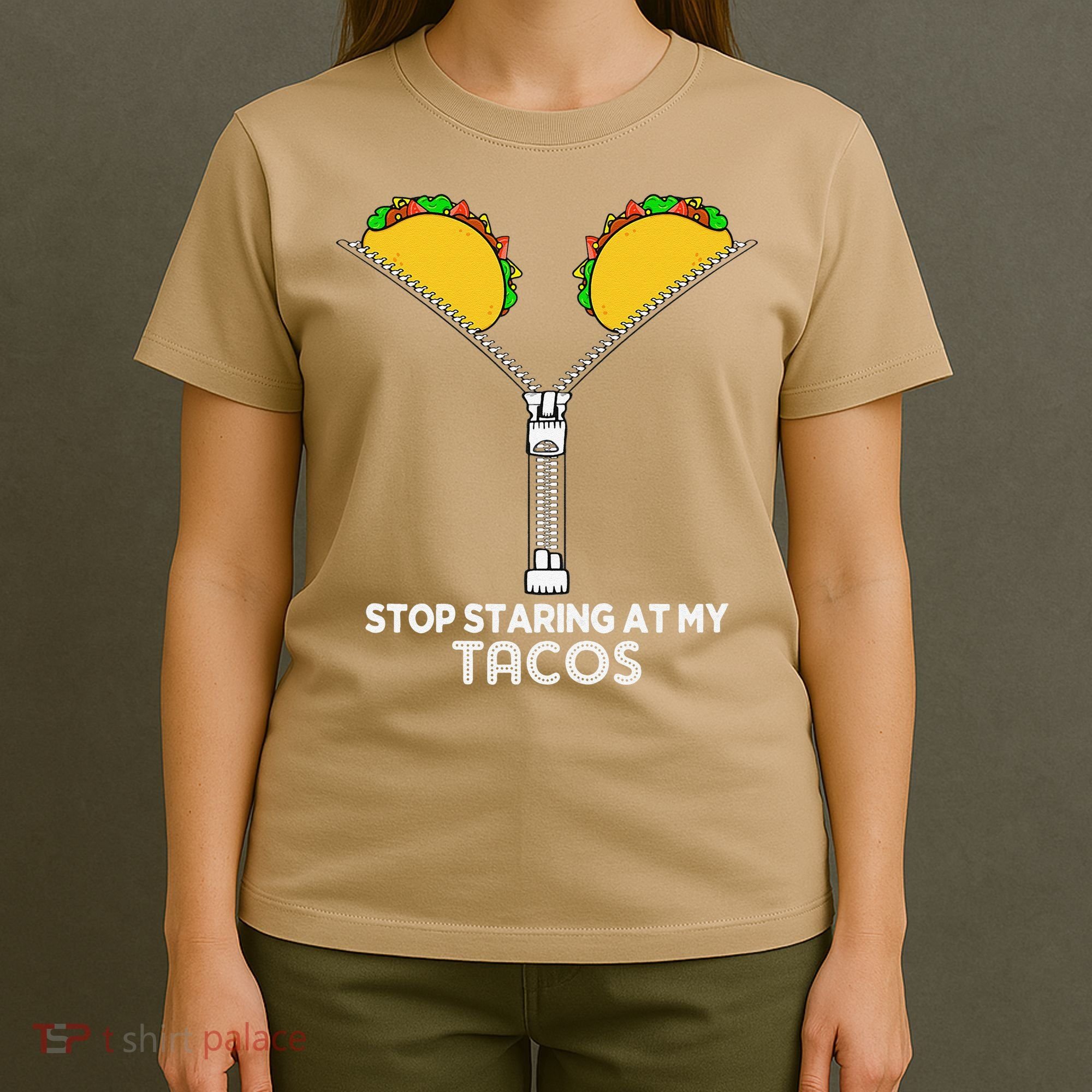 Stop Staring At My Tacos Mexican Cinco De Mayo T-Shirt